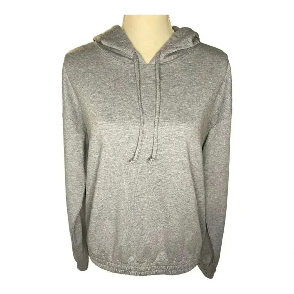 MICHAEL Michael Kors Women’s Medium Bluish-Gray Hooded Sweatshirt